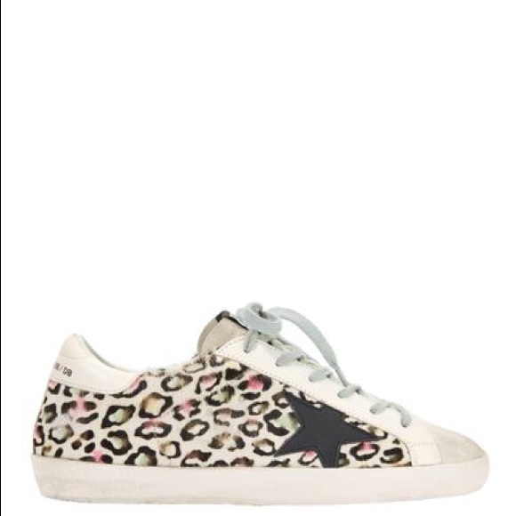 Golden Goose Shoes - Golden Goose animal print low Superstar sneakers